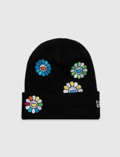 NEW ERA MURAKAMI MULTI FLOWER CUFF BEANIE